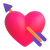 Heart with arrow