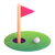 Flag in hole