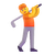 Person golfing