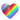 Rainbow heart