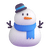 Snowman without snow