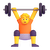 Person lifting weights