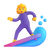 Woman surfer
